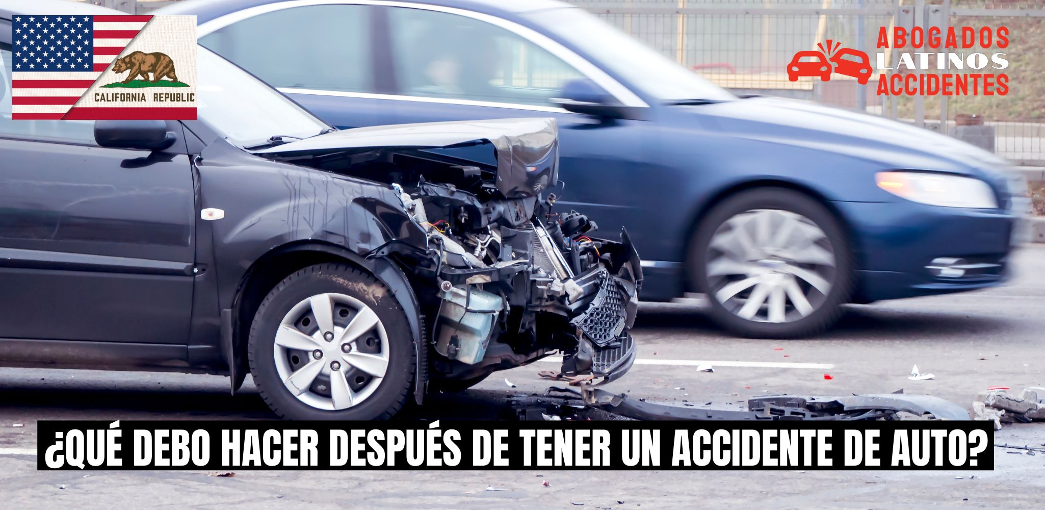 ¿Qué debo hacer después de tener un accidente automovilístico?